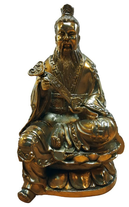Tao Saint Metal Statue - Pu Ti Lao Zu