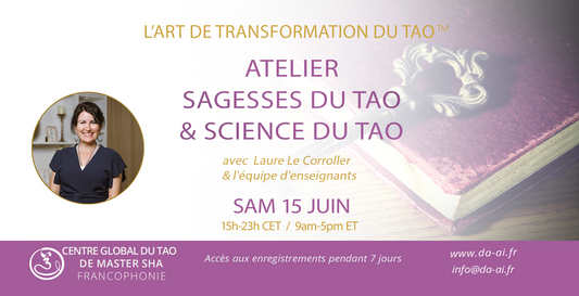 Atelier Sagesses du Tao et Science du Tao – avec Laure Le Corroller, le 15 Juin 2024