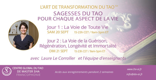 Atelier Sagesses du Tao - 20&21 septembre 2025