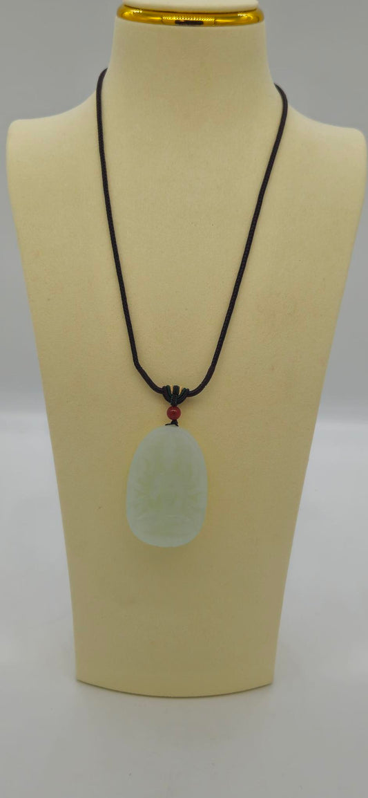 Kuan Yin Jade Fa Qi Necklace
