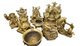 Bouddhas d'argent - Lot de 9