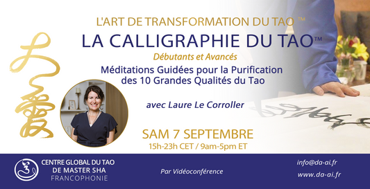 Atelier de Calligraphie du Tao avec Laure Le Corroller, le 7 Septembre 2024