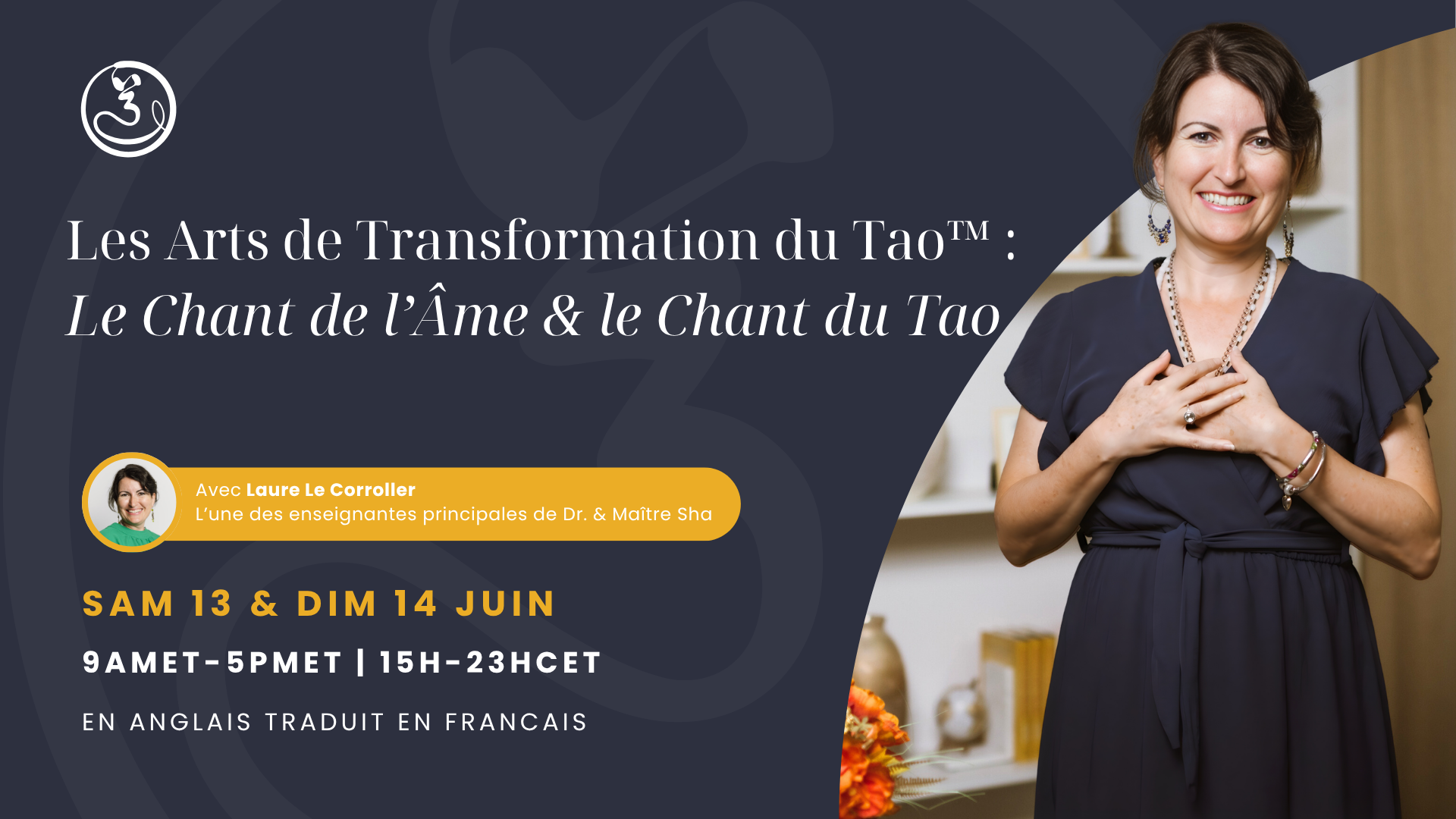 Soul Song and Tao Song with Laure Le Corroller, June 13 and 14, 2026