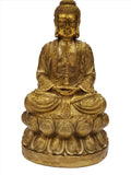 Statue en bronze - Yao Shi Fo (Bouddha de la Médecine) avec Tour
