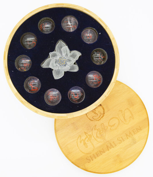 Boule de Cristal Fa Qi - Lot de 10 : Shen Mi Si Men