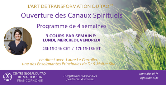 Ouverture des canaux spirituels – Programmes de 4 semaines, Janvier 2025