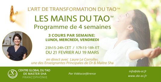 Mains du Tao – Programme de 4 semaines avec Laure Le Corroller