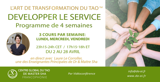 Programme de 4 semaines Développer Le Service - Avril 2025