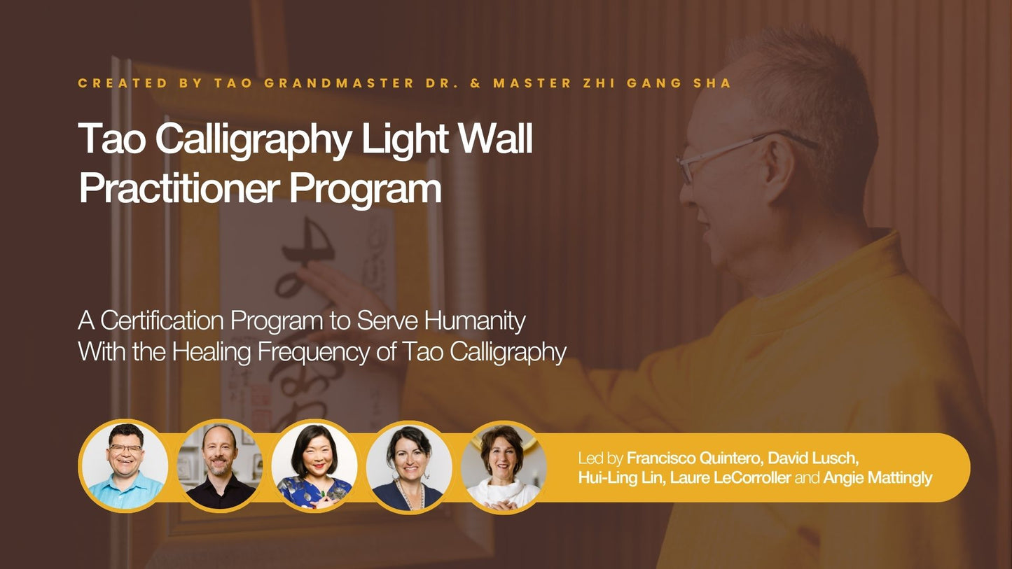 Tao Calligraphy Light Wall Practitioner Program - August