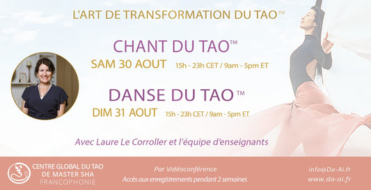 Atelier Chant du Tao & Danse du Tao, le 30 et 31 août 2025